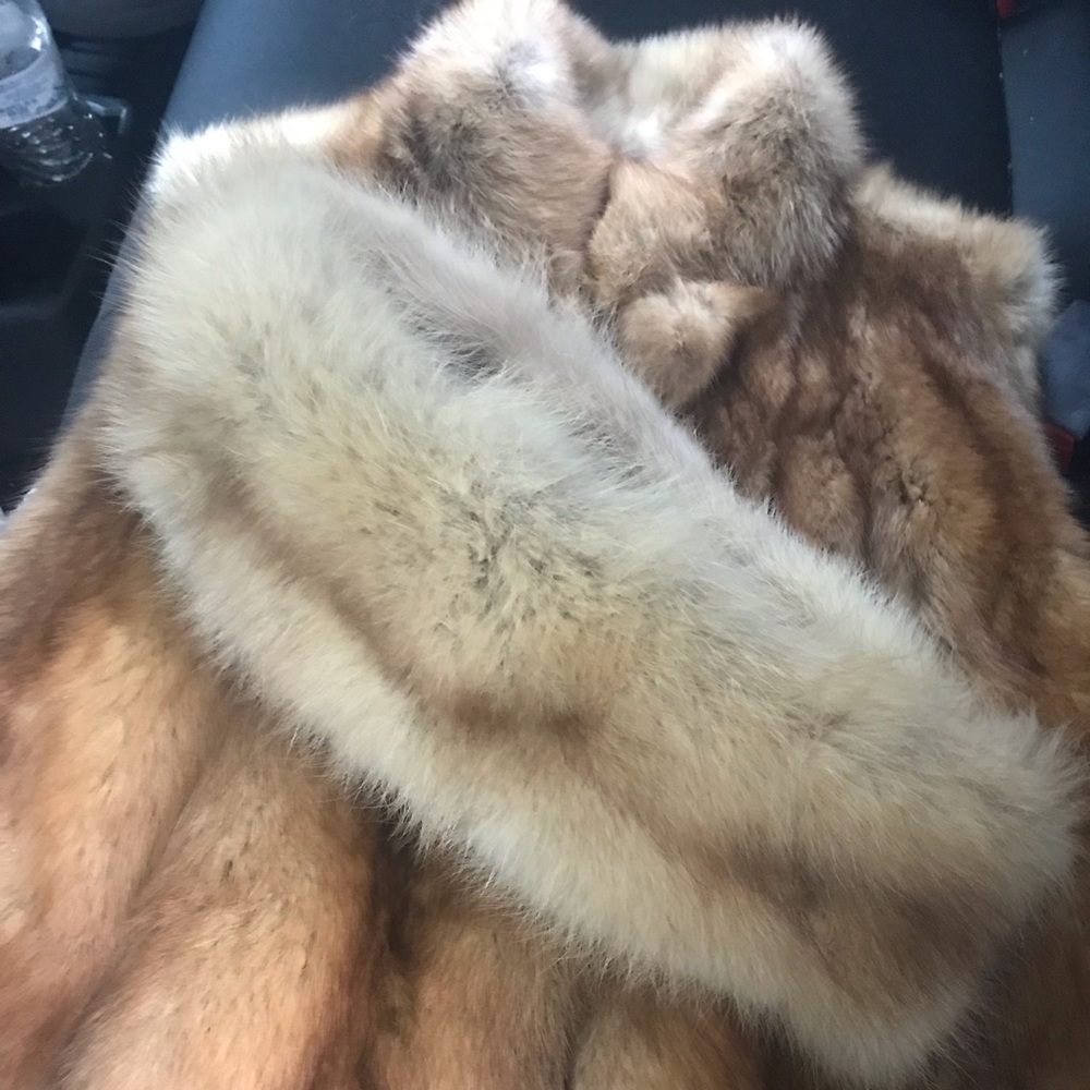 A Russian Sable Vest with matching Halo